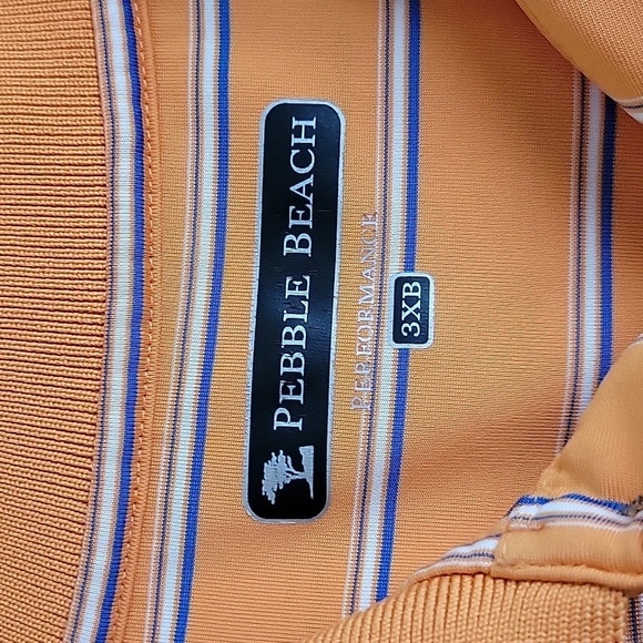 NWOT Pebble Beach Performance Men's Polo Shirt - Picture 5 of 11